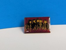 Vintage Def Leppard Band Image Lapel Pin Hat Tack 80s