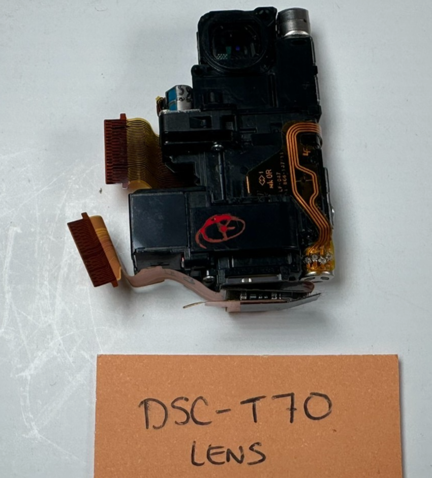Sony Cyber-Shot DSC-T70 Digital Camera Lens Replacement Part + CCD