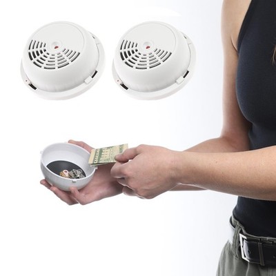 Decorative Fake Smoke Alarm Secret Safe with Compartment, Storage Solution, t...