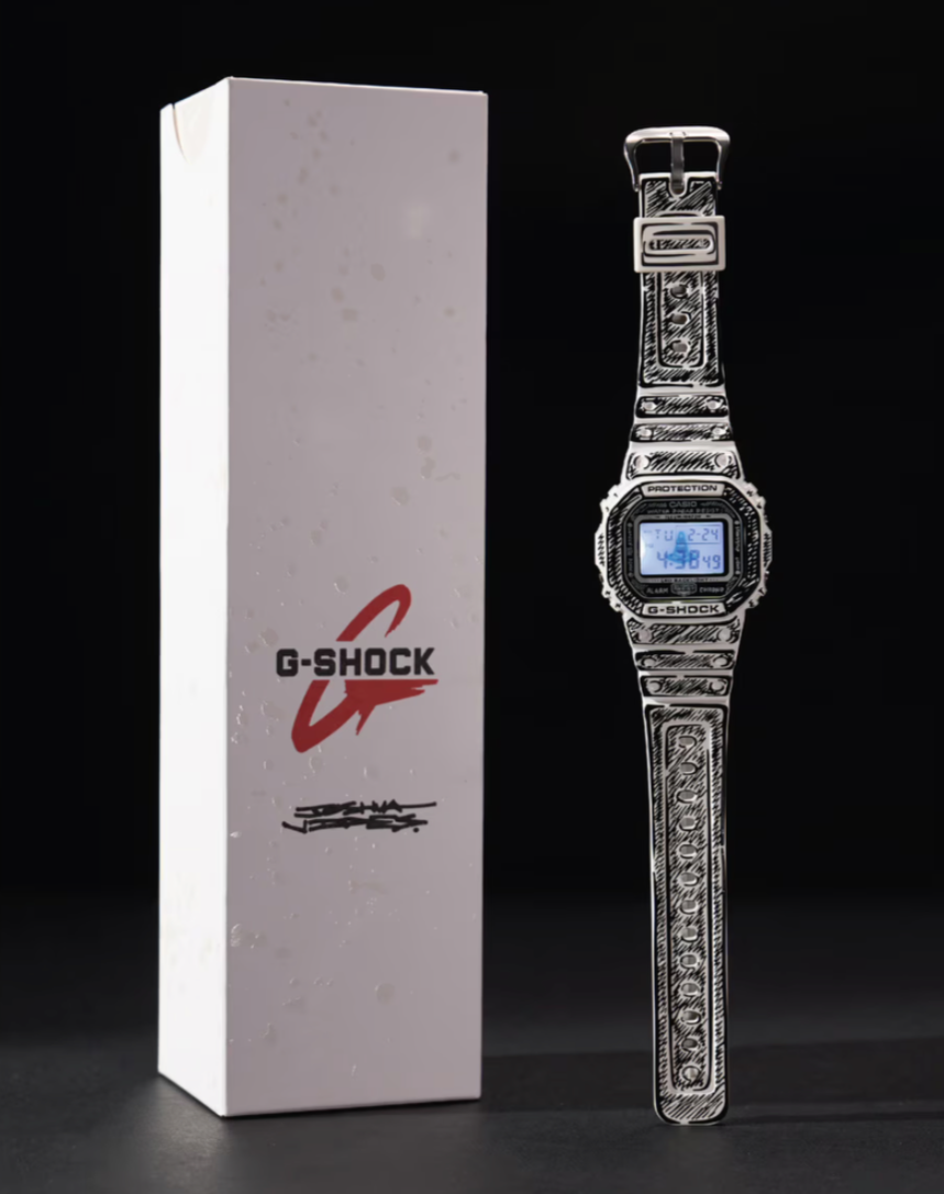 美品　jewelic luv offshoulder ホワイト　オフショル　白 DW5600TL-7 | Summer Style White G-SHOCK Watch | Casio G-SHOCK