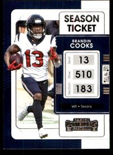 Brandin Cooks 2021 Panini Contenders #38 Texans NFL READ FREE SHIP AutographDen