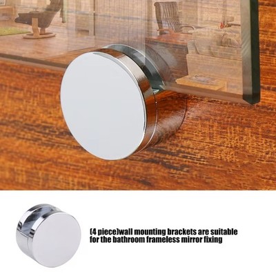 Advertising Plate Glass Clamp Bathroom Mirror Glass Fixed Fitting Enduring