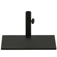 SchirmstäNder FüR Balkon Metall Eckig 49 X 30 X 24.5 Cm 20 Kg Schwarz, Dehner