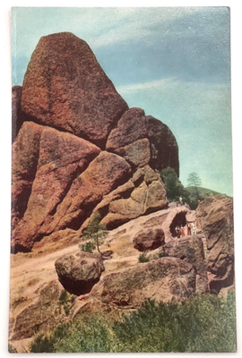 #ad #ad Pinnacles National Monument 1941 Union Oil 160 Union Oil Postcard Hollister CA $3.50