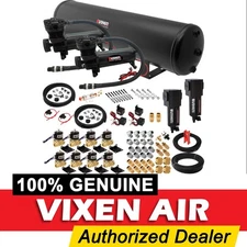 AIR SUSPENSION KIT/SYSTEM FOR TRUCK/CAR BAG/RIDE/LIFT DUAL COMPRESSOR, 5G TANK
