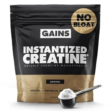 Instantized Creatine Monohydrate Gains in Bulk, Worlds First 100% Soluble for