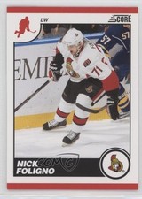2010-11 Score Nick Foligno #343 0t2