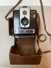 Vintage Kodak Brownie Hawkeye Camera Flash Model Rochester NY Untested with Case