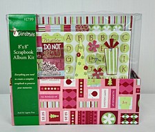 Christmas Scrapbook Kit 8 x 8 Album Paper Studio page protectors pages stickers
