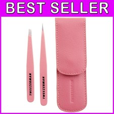 Stainless Steel Brow Tweezer Kit