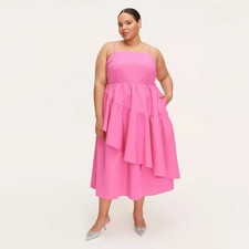 NWT Kate Spade New York x Target Tiered Ruffle Midi Tank Dress Pink 2X