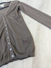 CELINE Vintage Brown Cashmere Horse Carriage ...