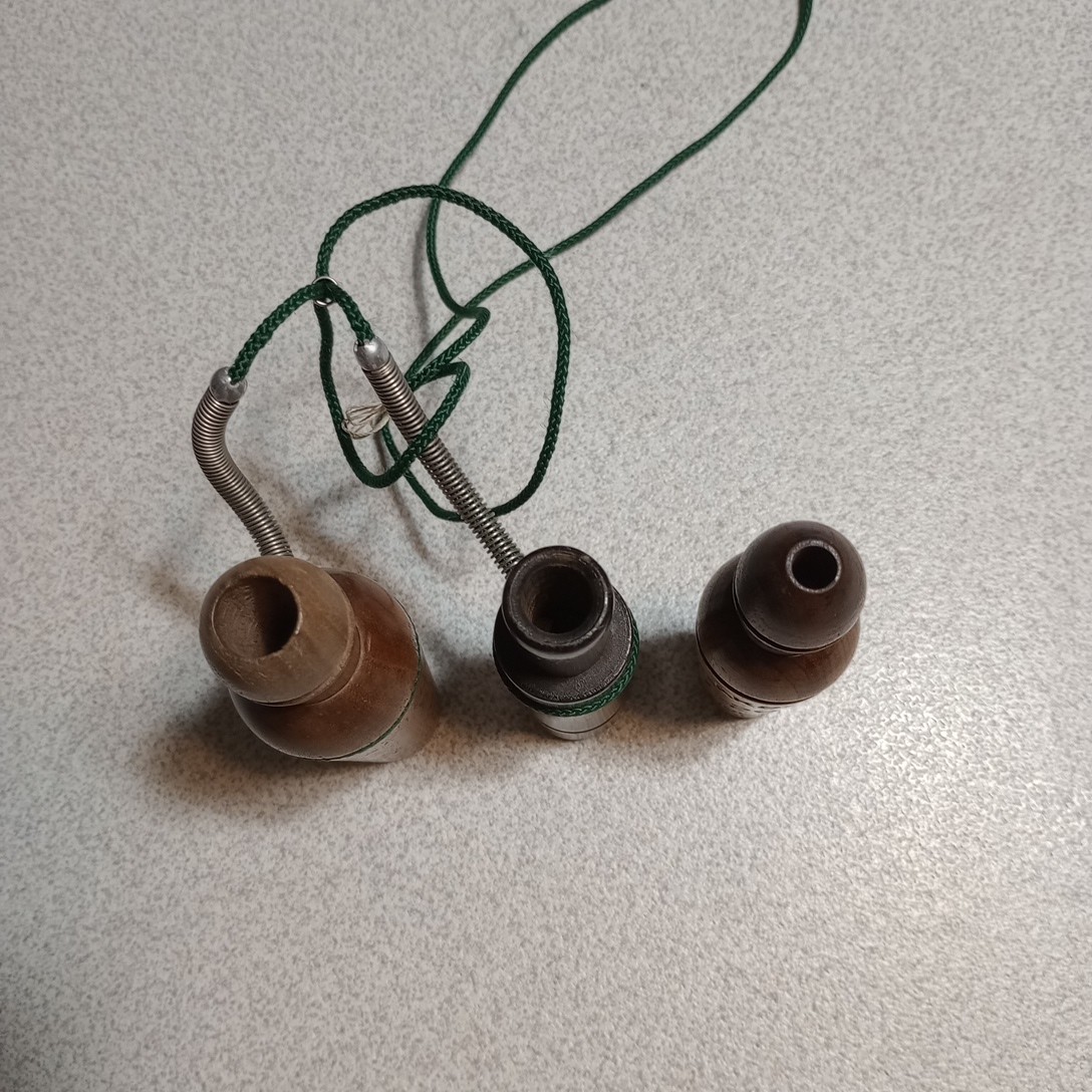 Lot Of 3 Duck Calls: Faulks WA-11, Mallardtone, Mallardtone M-295 & Lanyard 