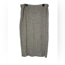 Eileen Fisher Linen Wrap Skirt Size Large