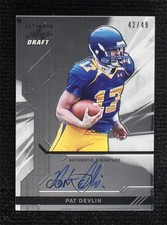 2011 Leaf Ultimate Draft Metal /49 Pat Devlin #U-PD1 Auto 0a6