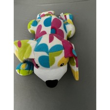 Melissa  Doug Plush Puppy Dog Floral Multi-Color Stuffed Animal Flower Print