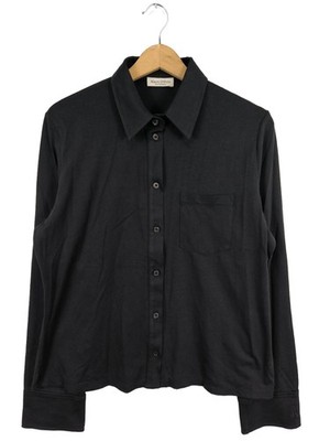 MARC O POLO Hemd-Bluse Damen Bluse Gr. DE 40 schwarz Elegant