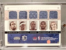 SP 10 Jerseys NBA Championship Spurs Mavs Dirk Nowitzki Michael Finley Tim Dunca