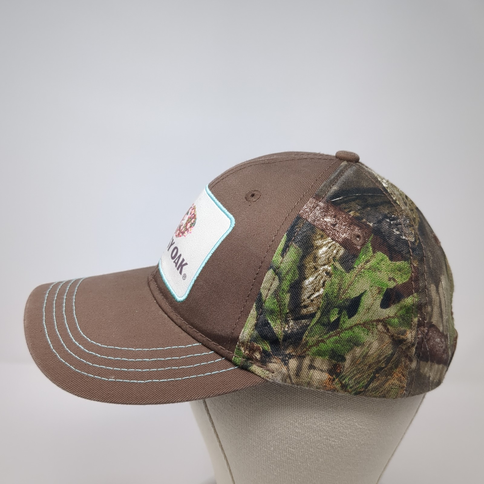 Mossy Oak Patch Strapback Trucker Hat Multicolor … - image 3