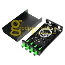 Fiber optic terminal box 4 core Desktop type SC /APC with adapter pigtail 4 Port