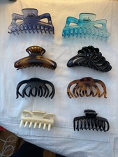 Vintage Plastic Alligator Hair Clips for Thick Hair Between 3.5 and 5.5 Inches