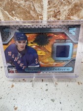 2000-01 Pacific Private Stock Titanium GameUsed Gear Sylvain Lefebvre #115 (MEM)