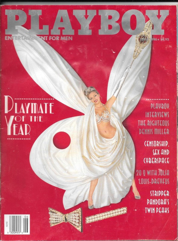Playboy Magazine June 1996 Karin Katherine Taylor Playmate Pandora Peaks HEFNER