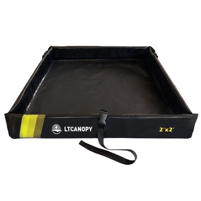 Containment Tray Folding Duck Pond Collapsible Utility Tray 2x2ft PVC Folding...