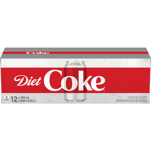 Cola dietetyczna, 355ml/12 fl. oz.,, opakowanie 12 szt., {Importowane z Kanady} - Zdjęcie 2 z 5