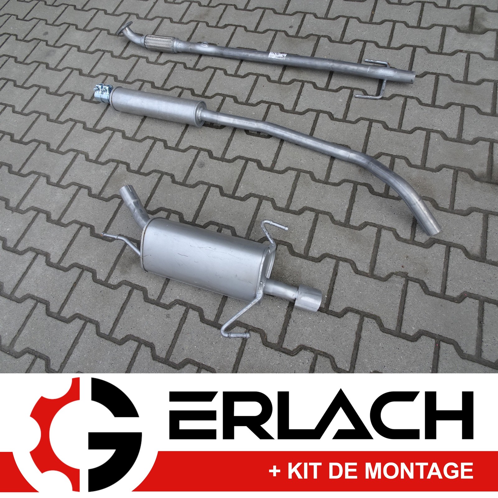 Tuyau avant en inox pour Opel Corsa C 1.2 1.4 et Tigra TwinTop 1906