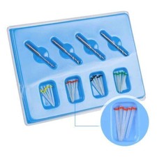 1 Kit Dental Fiber Post Resin High-intensity Screw Thread Glass + 4 Drills