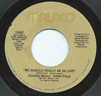 Dorothy Moore - We Should Really Be In Love / I'll Never Be Loved - U - G8100z