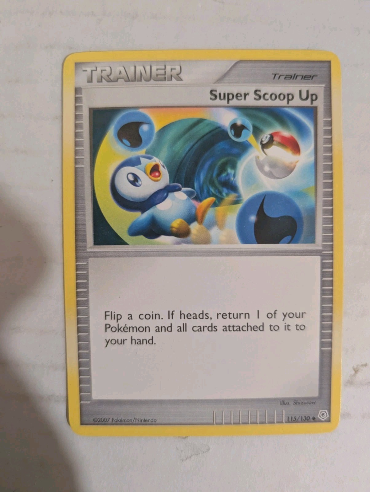 Pokémon Super Scoop Up 115/130 DP Diamond & Pearl LP/NM