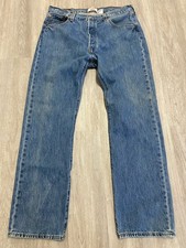 Vintage Levi 501xx Size W36 L32 Made in Mexico Straight Leg Button Fly