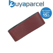 Image of 5 X Makita 40 Grit Coarse 100mm x 610 4" Belt Sander Sanding Belts for 9401 9404