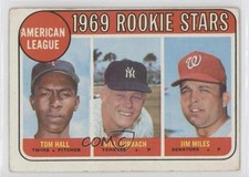 1969 Topps High # Jim Miles Tom Hall Bill Burbach #658 0m2c