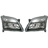 Scheinwerfer Passend FüR Set Opel Vectra Baujahr 02-05 Klarglas/Schwarz