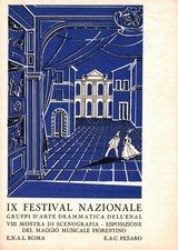 FLORENCE - I. FERRI - IX National Festival Groups of Dramatic Art - VG - PU308