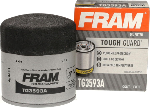 FRAM Tough Guard Replacement Oil Filter TG3593A, Designed 1 Count (Pack of 1)