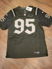 New Mens Nike (Large) NFL New York Jets Authentic Gotham Jersey #95