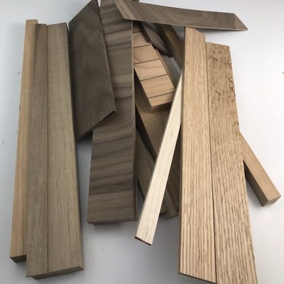Thin Wood Scraps For Arts And Crafts Projects Oak Walnut Maple Variety Lot182