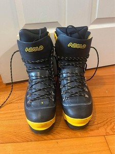Asolo Mens 11 Mountaineering Boots Black AFS 8000 Vibram Rugged Climbing Italy Asolo Afs 8000 | eBay main image 4