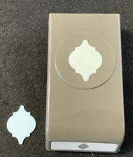 Stampin Up MOSAIC Paper Punch Flat Slim Locking Retired Punches 1x1.38in