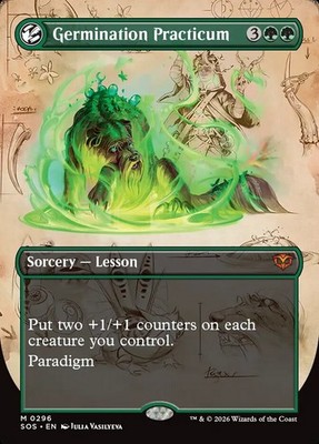 Germination Practicum (Borderless) Secrets of Strixhaven MTG Regular