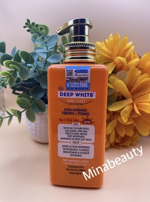 Deep White Half-C Body Lotion SPF50 Extra Whitening Firming & Toning 500ml  