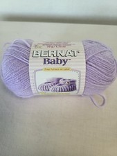 Bernat Baby Yarn Acrylic/Nylon 1.75 oz Approx 191 yds Soft Lilac Super Fine 1