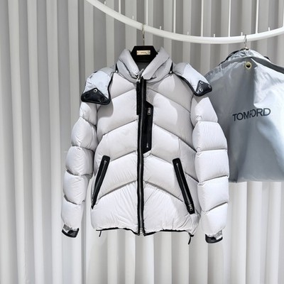 Tom Ford Quilted Nylon Down Padding Jacket White 153975078 [U]