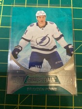 2021-22 UD Credentials Base Teal  # 7 Brayden Point 398/399
