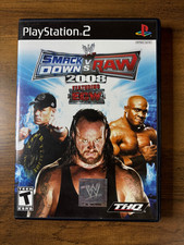 WWE Smackdown VS Raw 2008 (PS2, 2007) - TESTED - great condition