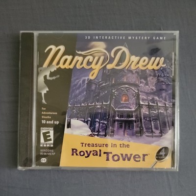 Nancy Drew Treasure in the Royal Tower Mystery #4 Windows PC Game CD SEALED NEW